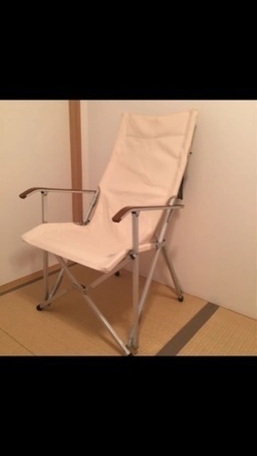 オガワ コットン ハイバックチェア ナチュラル