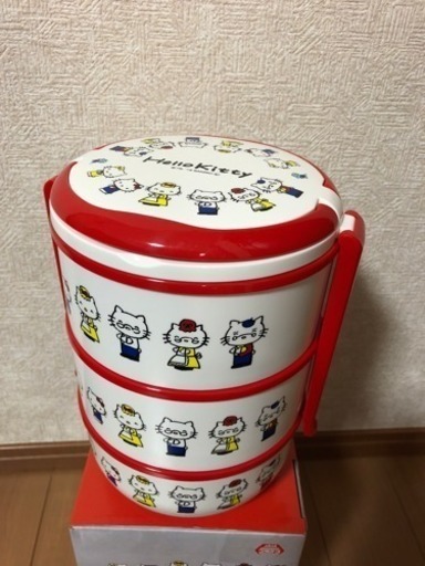 ✨キティ・3段ピクニックランチボックス✨残り1つ❗️