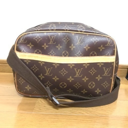 美品！LOUIS VUITTON リポーターPM モノグラム ショルダーバッグ PVC レザー