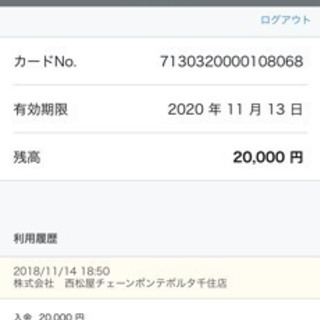 (お取引き中)西松屋 ギフトカード