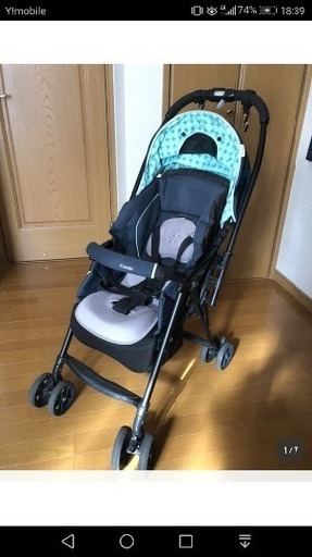 良品☆メチャカル　ベビーカー　コンビ　combi　人気　メチャ軽　軽い