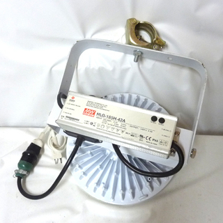 LED 作業用照明 電源装置(HLG-185H-42A) サージプロテクター(SPD-H15) クランプ付 185W 投光器