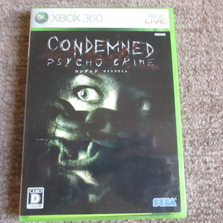 CONDEMNED PSYCHO CRIME　XBOX360