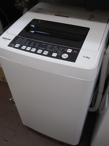 新生活！16200円 全自動 洗濯機 2016年製 ハイセンス 5,5キロ HW-T55A