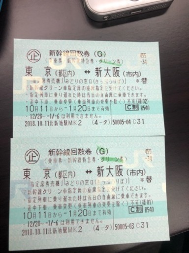 新大阪→東京