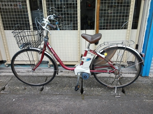 【ありがとうございました】パナソニック　電動自転車　整備済み　タイヤ新品交換済み！　２６インチ