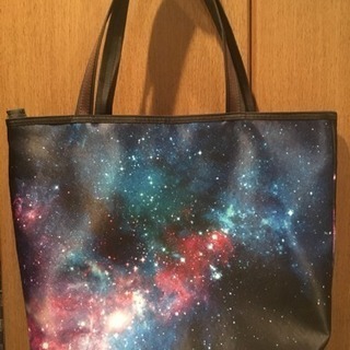 [新品] 宇宙柄トートバッグ