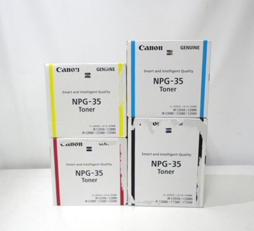未使用 キャノン 純正トナー NPG-35 4色セット 札幌市 白石区 東札幌