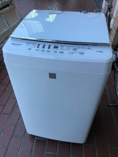 超美品 2016年 Hisense洗濯機
