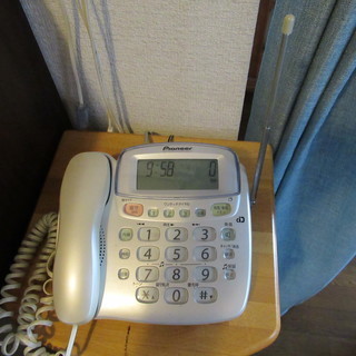 中古　パイオニア　コードレス電話機（子機付）