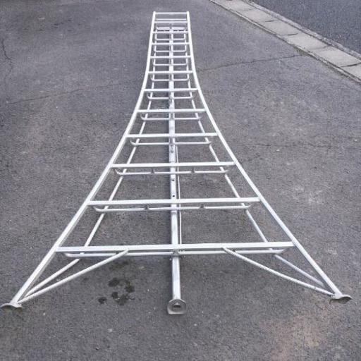 三脚ハシゴ　アルミ　園芸用　三脚　3.6m　12段　360cm　グリーンステップ