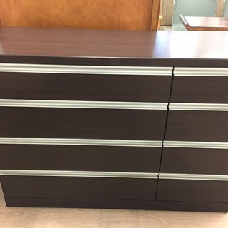 ニトリ　ローチェスト　4段　ダークブラウン ニトリ ローチェスト 4段 ダークブラウン ニトリ チェスト