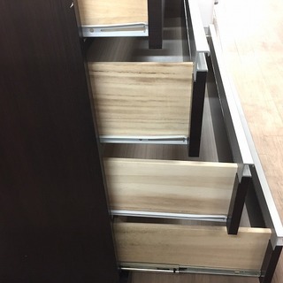 ニトリ　ローチェスト　4段　ダークブラウン ニトリ ローチェスト 4段 ダークブラウン ニトリ チェスト