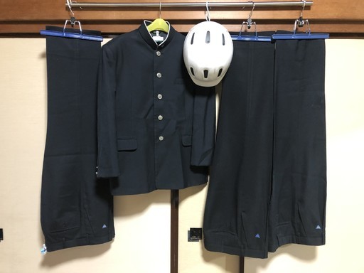 唐津東中学校　男子制服一式＋ヘルメット