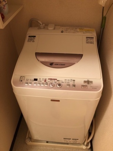 値下！SHARP 洗濯機 5.5kg ES-TG5LC-P