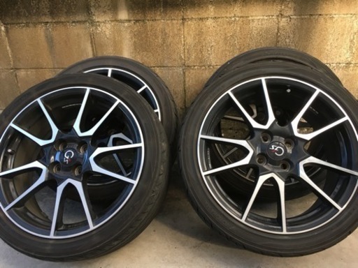 トヨタ純正 NHP10 アクア G’s 17インチ 6.5J +41 4穴 PCD100 4本セット 195/45R17 4h