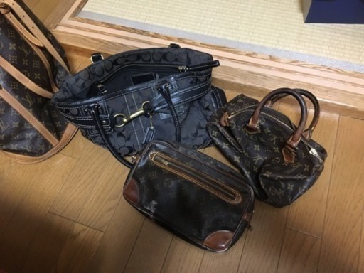 値下げ ルイヴィトン、コーチ4点セット