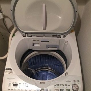 シャープ 洗濯&乾燥機 ES-TX810 美品!! 「穴の無いシンクで衛生的
