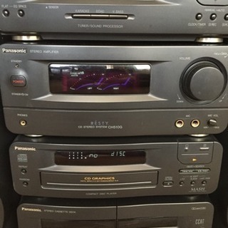 Panasonic CD、Wカセットコンポ