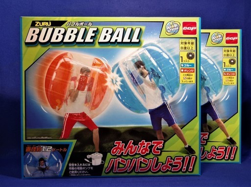 【二個組】バブルボール ブルー 4906064519266　新品未使用　バブルサッカー