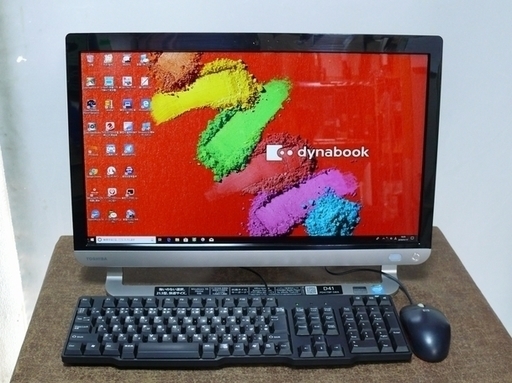 東芝 dynabook D41/TB 3215U-1.7GHz/1TB/4GB/無線/win10/21.5液晶