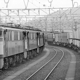 鉄道写真 国鉄EF60形 白黒写真セット
