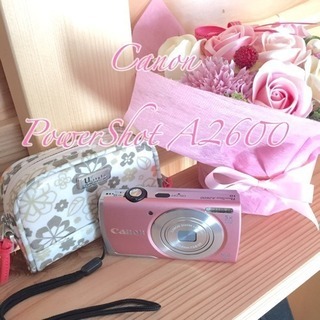 女の子らしいピンクが可愛い！Canon PowerShot A2600