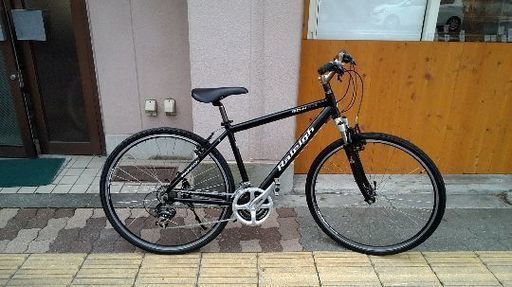 RaLeigh[ラレー]BD-H 700cクロスバイク (F)サス/アルミ/21speed/ブラック