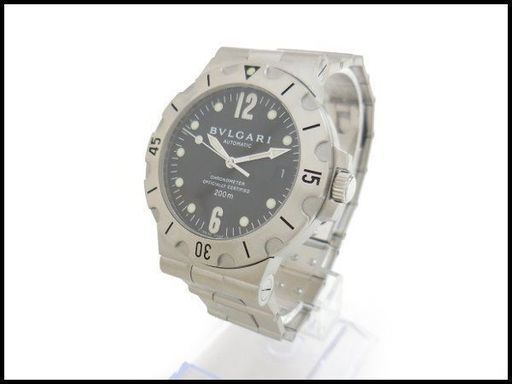 【超特価SALE開催！】 BVLGARI ダイバーズウォッチ 腕時計 メンズ SD38S スクーバ ディアゴノ ブルガリ 腕時計
