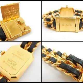 CHANEL シャネル プルミエール L レディース 腕時計 ゴールド