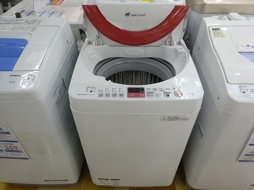 安心の6ヶ月保証付！2013年製SHARPの7.0kg全自動洗濯機です！