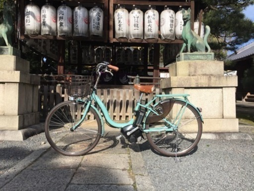 京の楽チャリ】2019第3弾 PAS ナチュラ L デラックス（スモーキー 