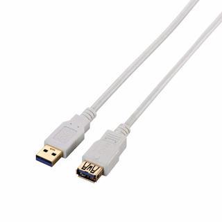 【新品】USB(3.0) 1m延長ケーブル  メス-オス エレコム