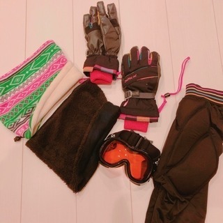 スノーボードウェア一式レディース7点セットおまけつき