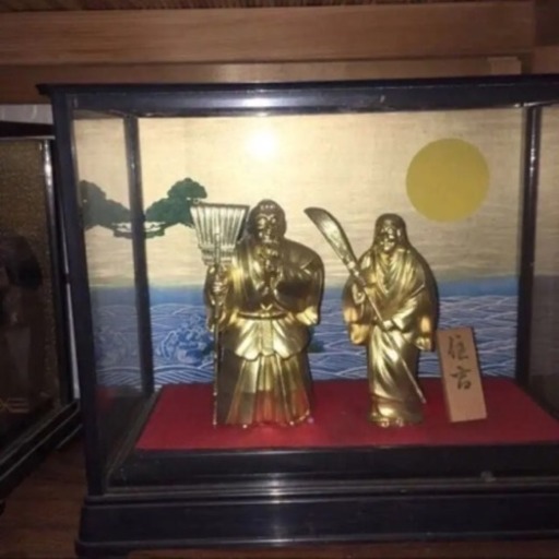 和風インテリア ケース置物 3点セット