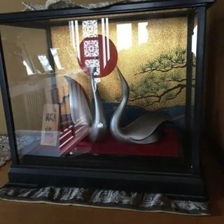 和風インテリア ケース置物 3点セット