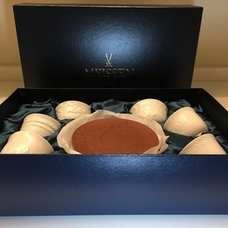 新品❗️🌠マイセン🌠レリーフ煎茶器 6客セット〈箱入り〉