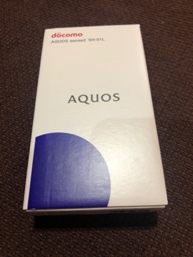 AQUOS SENSE2 docomo SIMフリー ホワイト新品未使用 配送対応 送料込み