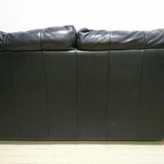 モードインカーサ 黒革 ソファ 
