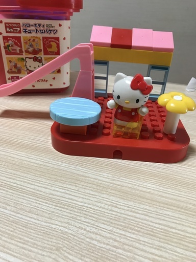 キティちゃんブロック Renren 大和郡山のおもちゃの中古あげます 譲ります ジモティーで不用品の処分
