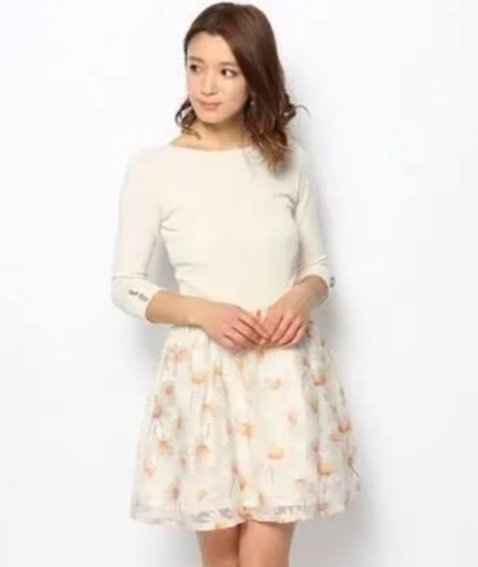 美品 リランドチュール ドッキングワンピース マーガレット柄 Rosemary 用賀のワンピース の中古 古着あげます 譲ります ジモティーで不用品の処分