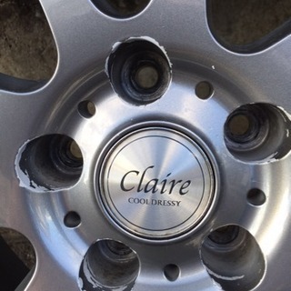 18インチ スタッドレスタイヤ ホイールセット Claire 4本セット！