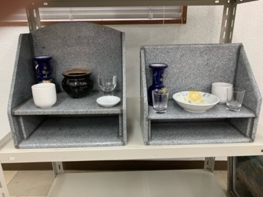 御影石作り火の神台