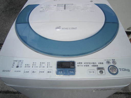 シャープ　ES-GE70N 洗濯機7キロ　２０１４年製