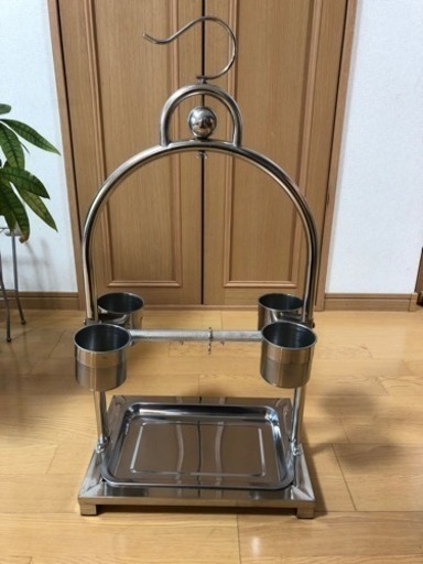 インコさん、オウムさんに！オウムスタンド
