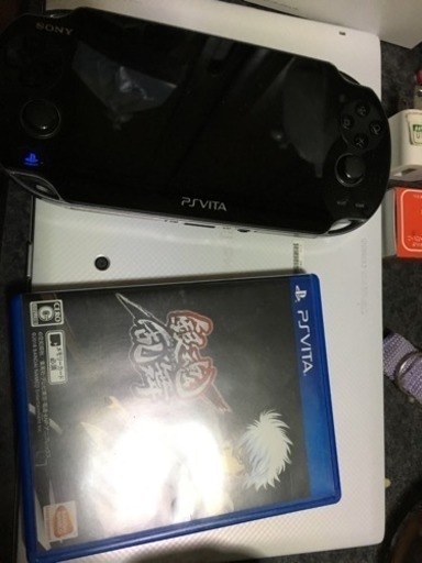値下げ PS vitaと銀魂乱舞セット