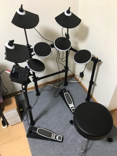 新品同様 Alesis LEDライトアップ 電子ドラムキット ドラムスティック付き DM Lite Kit アレシス