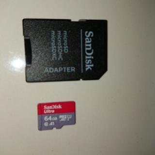 sandisk microSDカード ６４G 