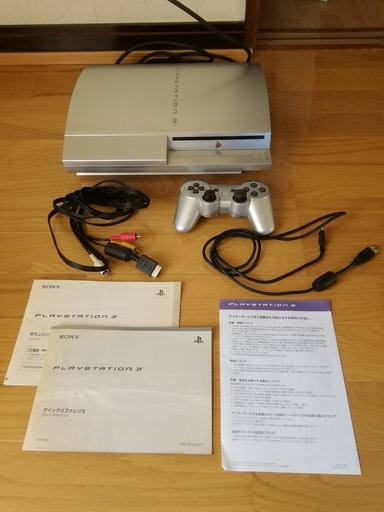 PS3CECHH00 SONY プレイステーション3 動作確認済品 初期化済取説2冊 