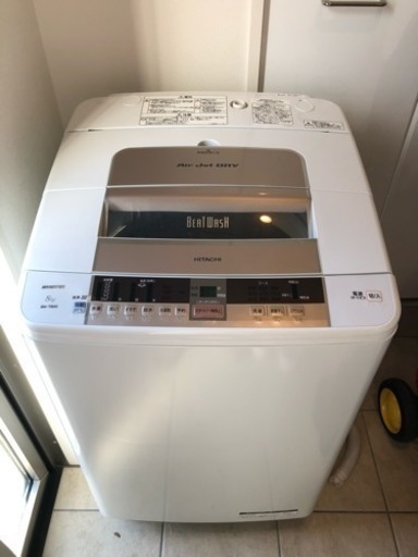 美品 日立 全自動洗濯機 ビートウォッシュ BW-T800 8kg